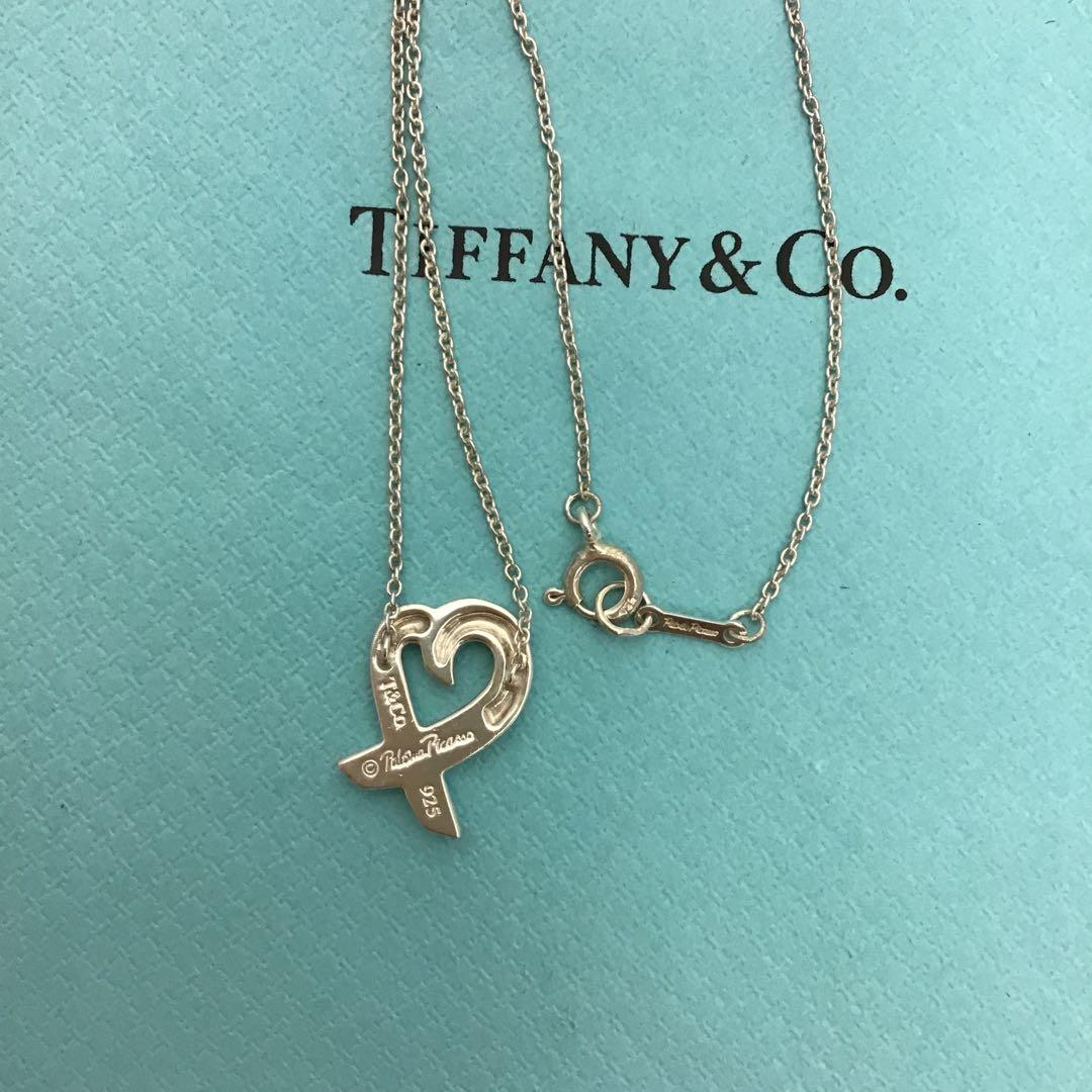 ❣️Tiffany & Co. ❣️パロマピカソ　ラビングハート　シルバーネックレス
