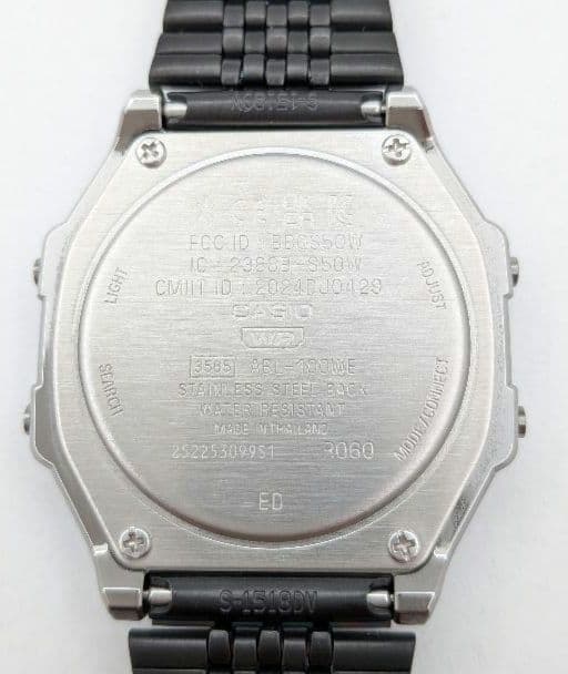 CASIO ABL-100WEGG-1B　海外モデル 新品保護フィルム付き
