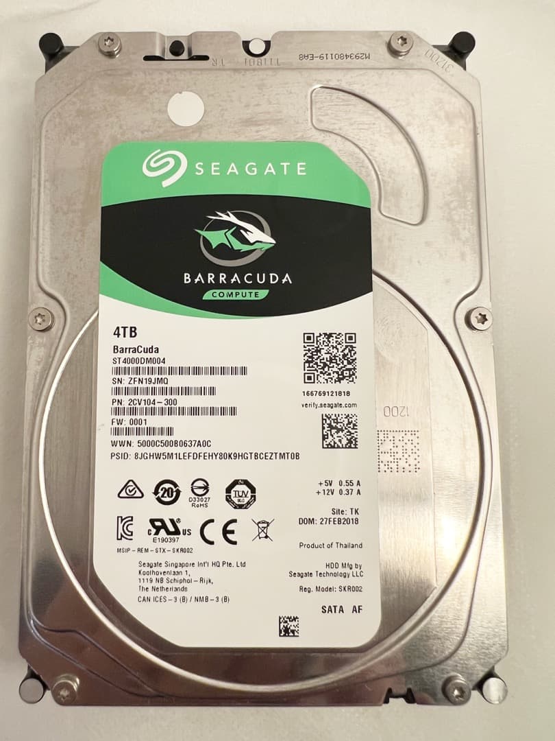 美★SEAGATE ST4000DM004 [4TB SATA600]正常126
