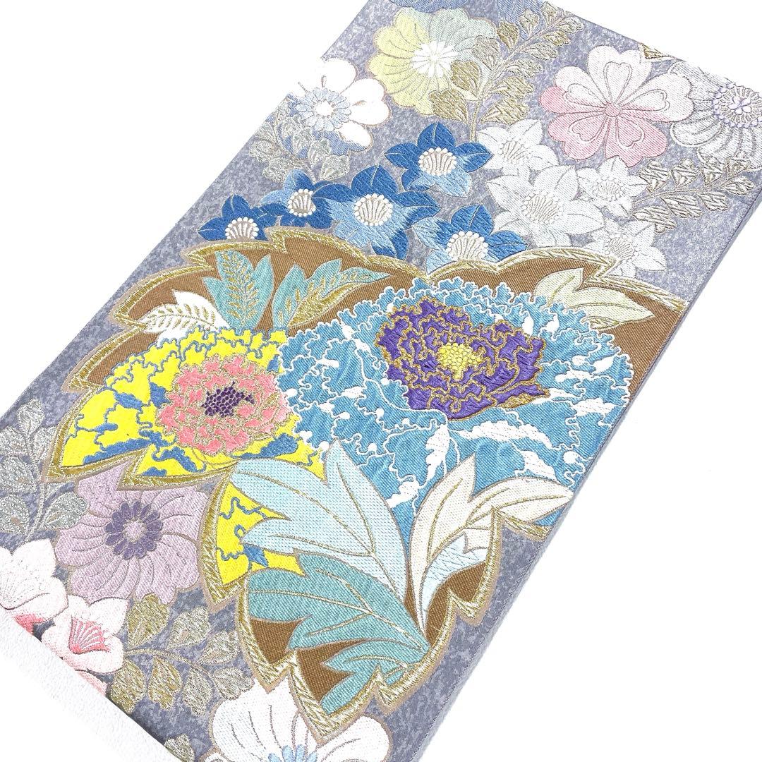 帯5003 ●高級 正絹 六通 袋帯