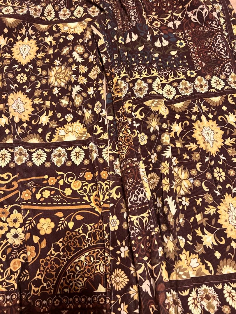 Supreme サルエルパンツ ブラウン花柄