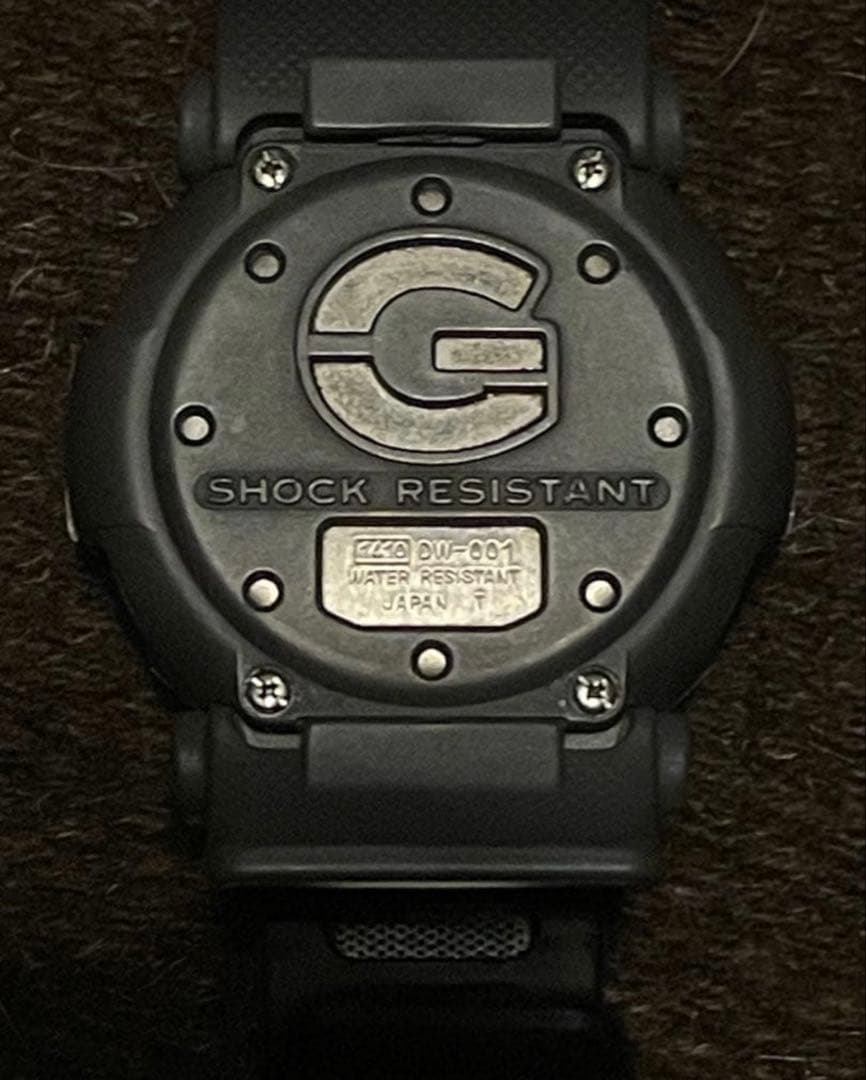 G-SHOCK ジーショック 旧型 DW-001 赤目 ジェイソン BK×GRY