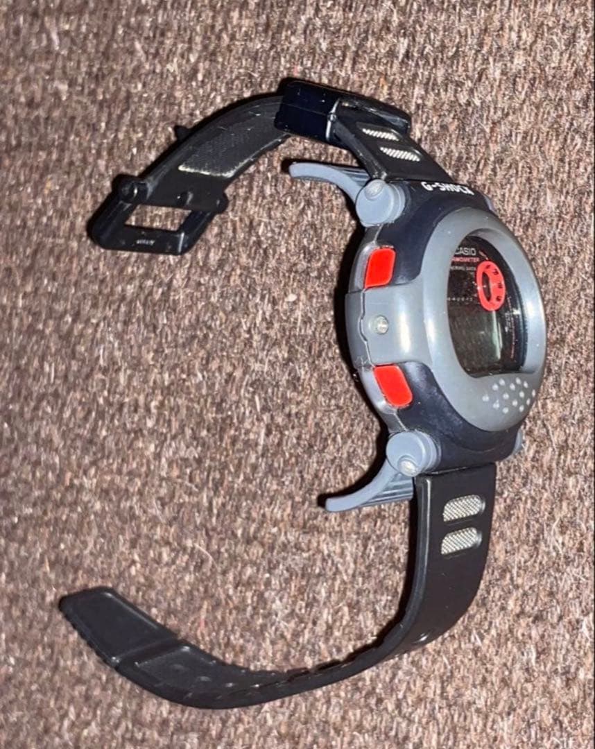 G-SHOCK ジーショック 旧型 DW-001 赤目 ジェイソン BK×GRY