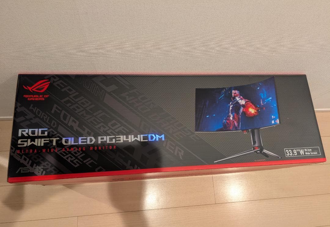ASUS ROG Swift OLED ゲーミングモニター PG34WCDM