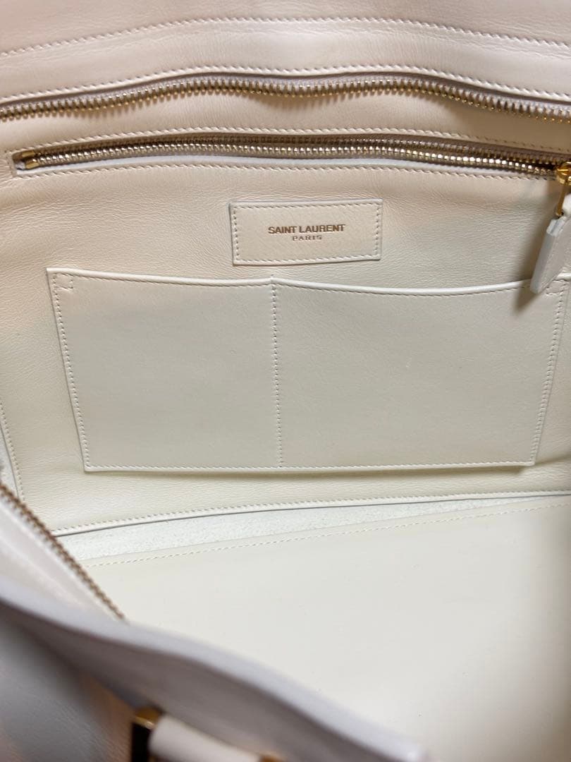 【YVES SAINT LAURENT】 クラシック Yライン カバス