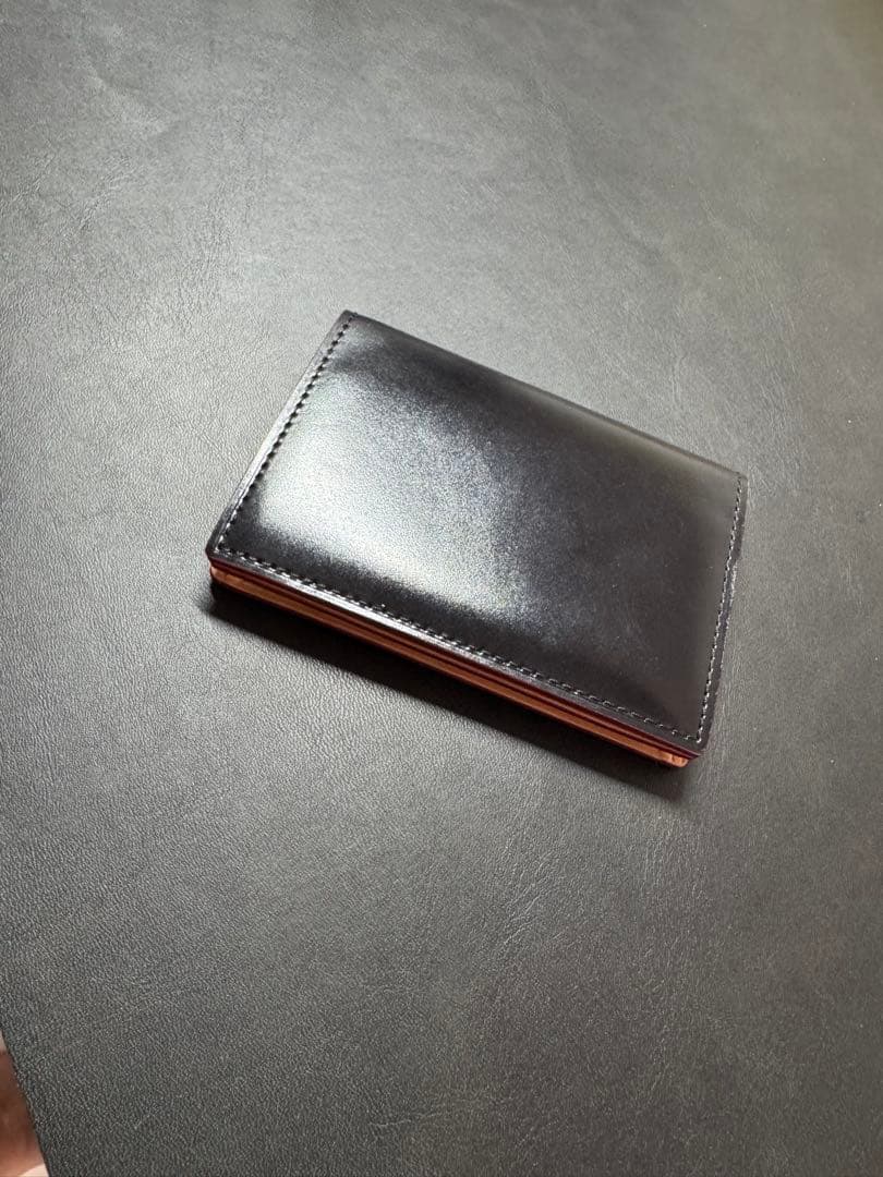GANZO 馬革（コードバン）名刺入れ　定価35200円