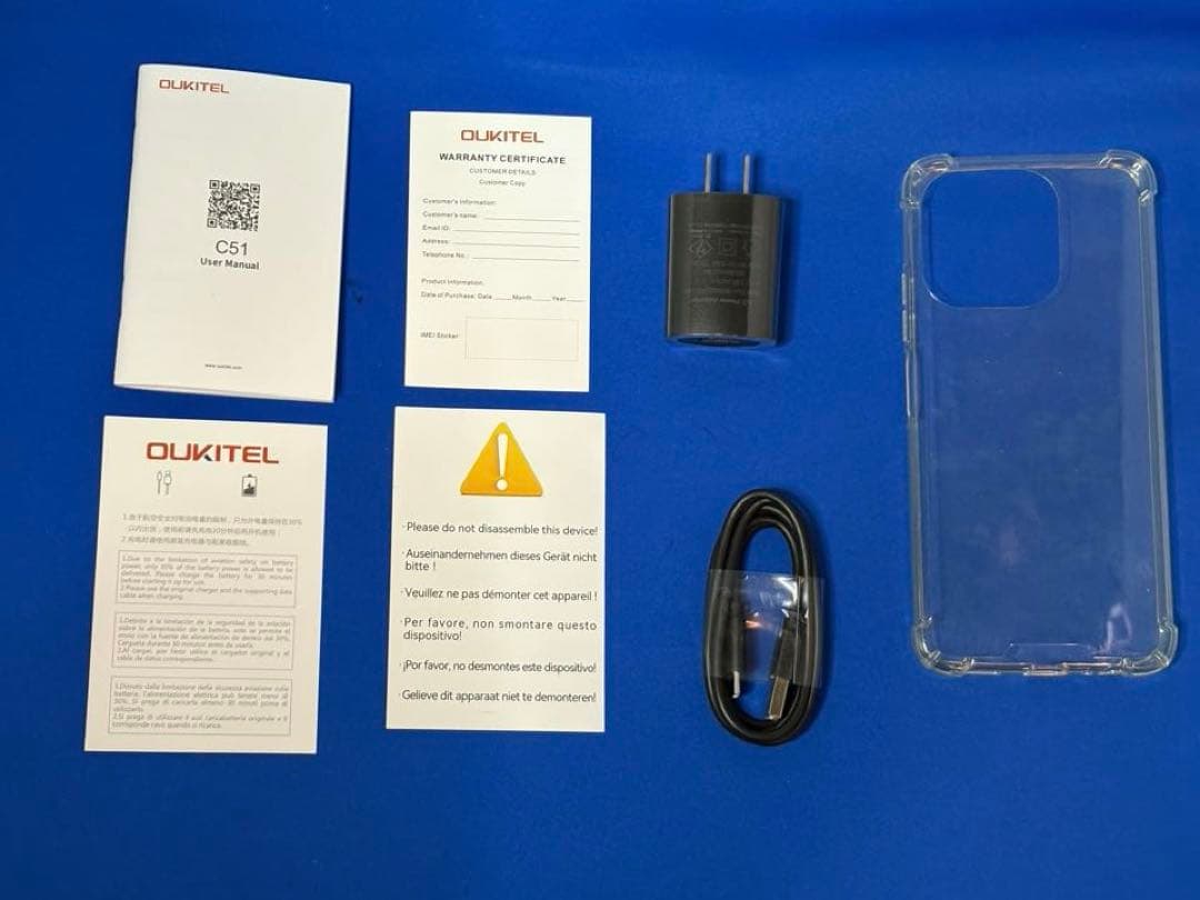 OUKITEL C51 SIMフリー カラー ブラック