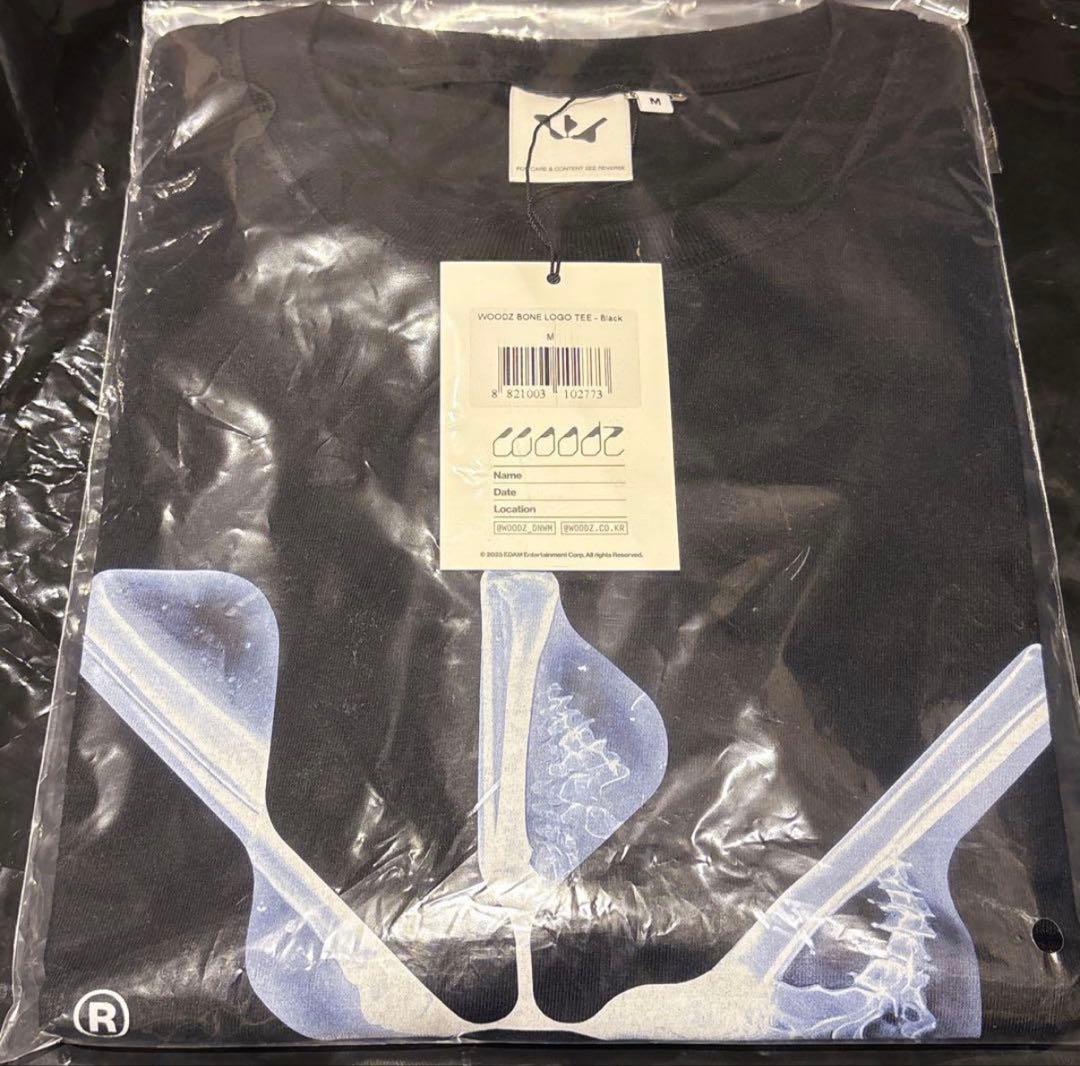 WOODZ Tシャツ　BONE LOGO Mサイズ　ポップアップ　スンヨン