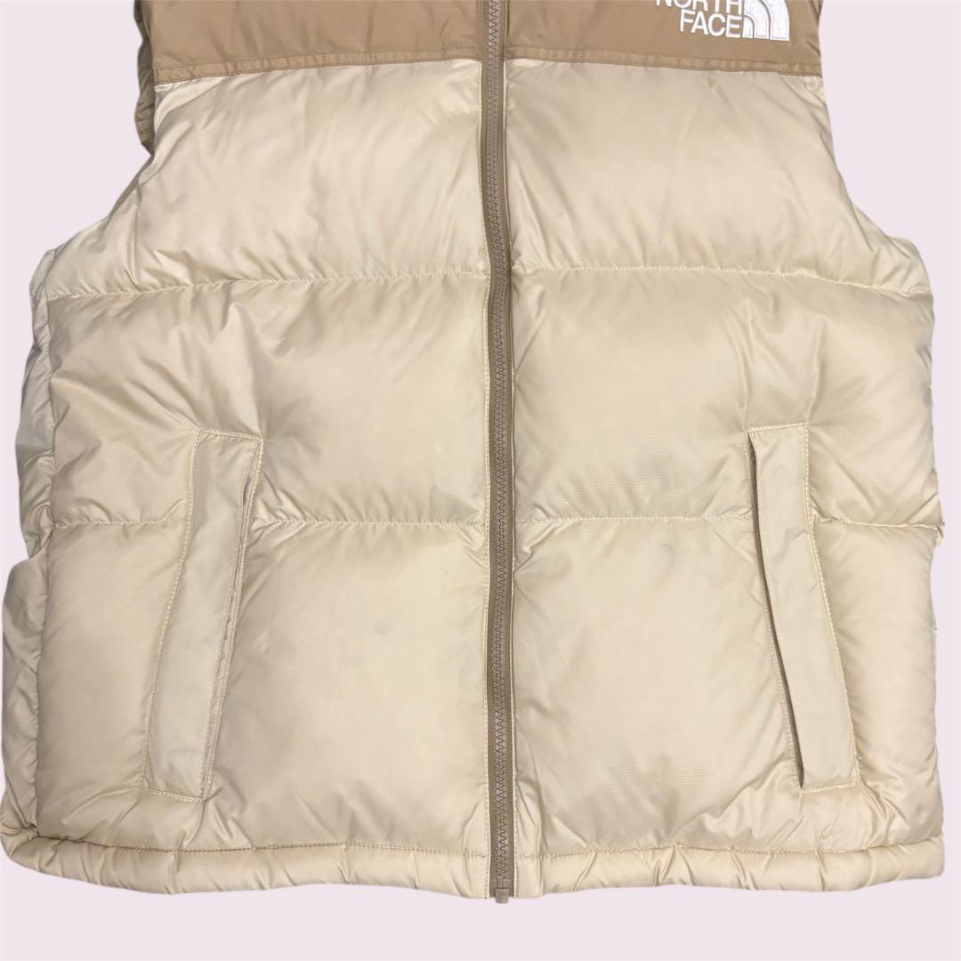 ノースフェイス NDW92233 ヌプシ ダウン ベストメン ズ XL ベージュ