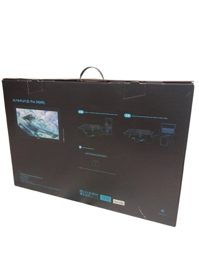 126 【極美品】 HUION Kamvas Pro 24 (4K) 液タブ