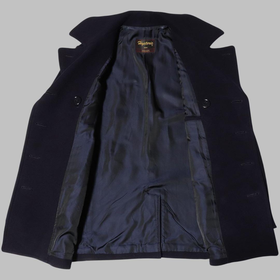 90s★HYSTERIC GLAMOUR★ॐ Pコート★Y2K★99AW★紺色