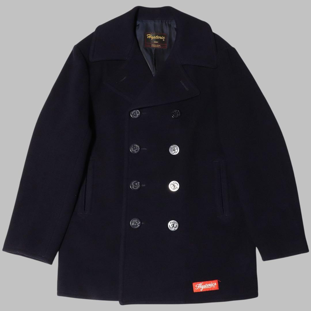 90s★HYSTERIC GLAMOUR★ॐ Pコート★Y2K★99AW★紺色