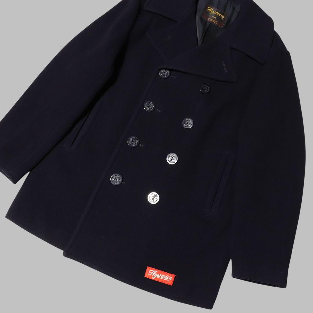 90s★HYSTERIC GLAMOUR★ॐ Pコート★Y2K★99AW★紺色