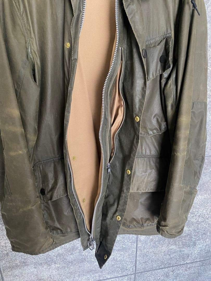 BARBOUR × MARGARET HOWELLオリーブA7モッズコート