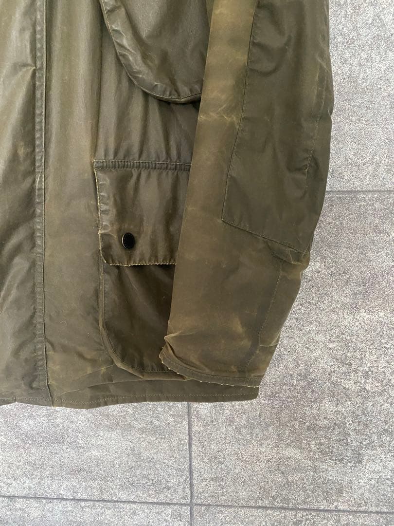 BARBOUR × MARGARET HOWELLオリーブA7モッズコート