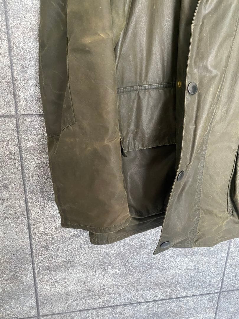 BARBOUR × MARGARET HOWELLオリーブA7モッズコート