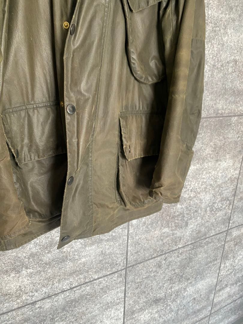 BARBOUR × MARGARET HOWELLオリーブA7モッズコート