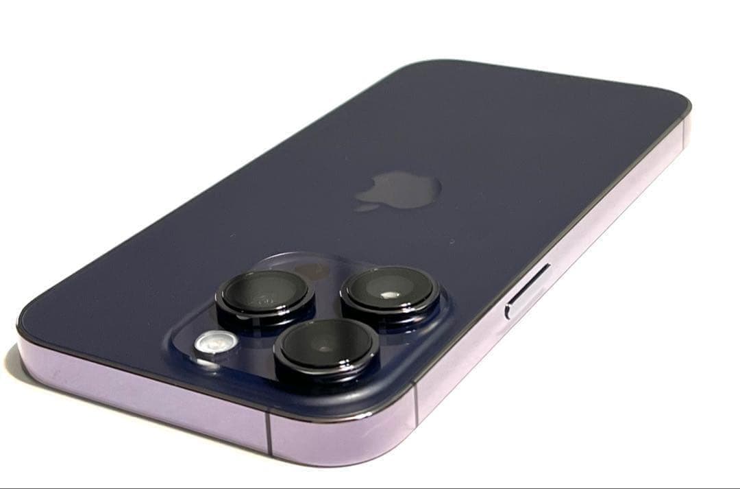 ◎容量100%◎Apple iPhone14pro128GBパープルSIMフリー