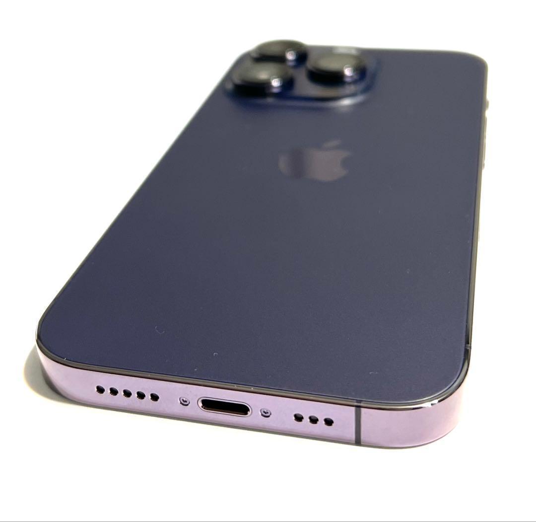 ◎容量100%◎Apple iPhone14pro128GBパープルSIMフリー