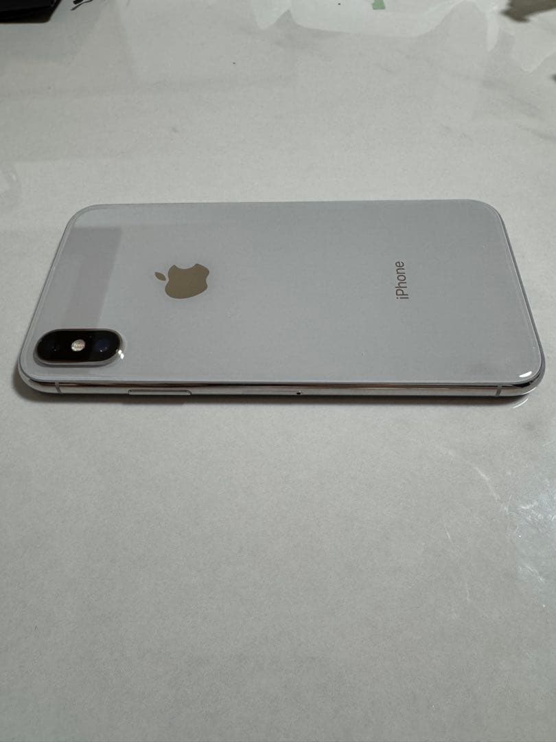 iPhone X 256GB シルバー 本体 箱あり