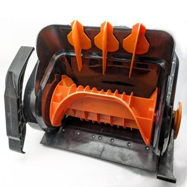 K*ム様 使用品 電動除雪機 専用バッテリー2個+専用充電器付き 除雪機 折りた