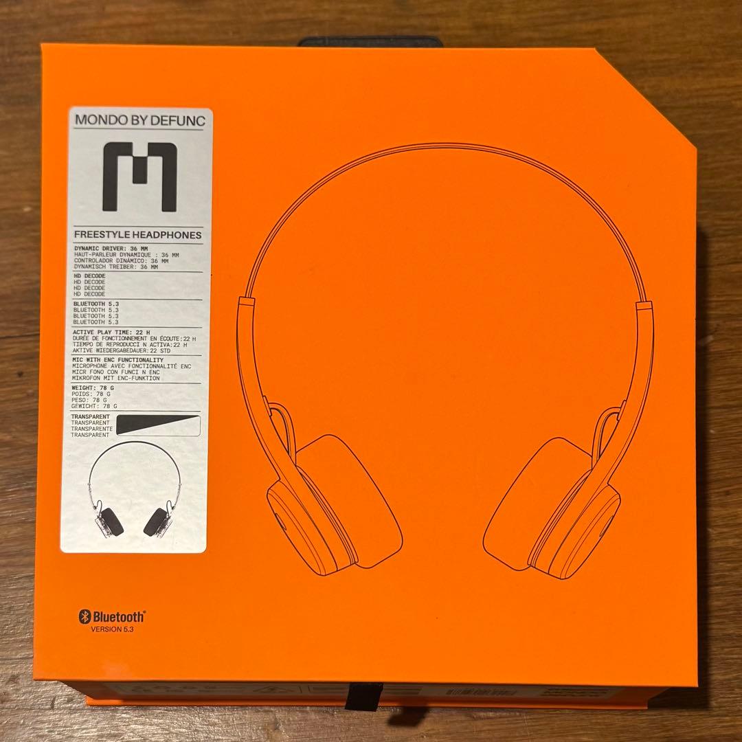 新品 Mondo by Defunc Freestyle Headphones