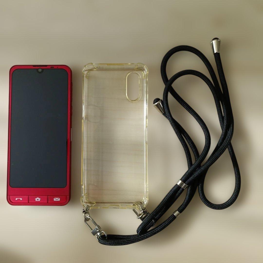 SHARP シンプルスマホ6 A201SH 本体 SIMフリー モバイルケース付