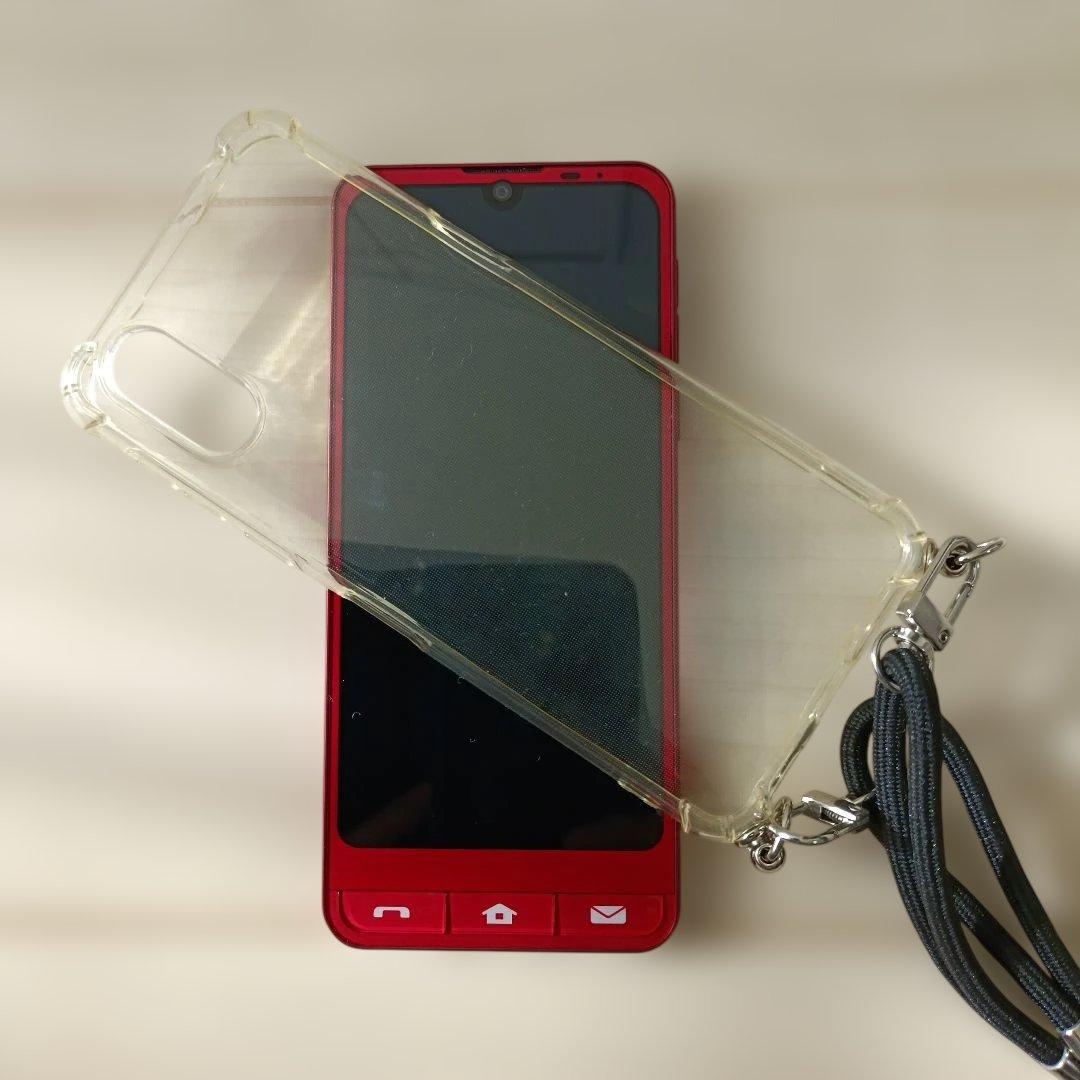 SHARP シンプルスマホ6 A201SH 本体 SIMフリー モバイルケース付