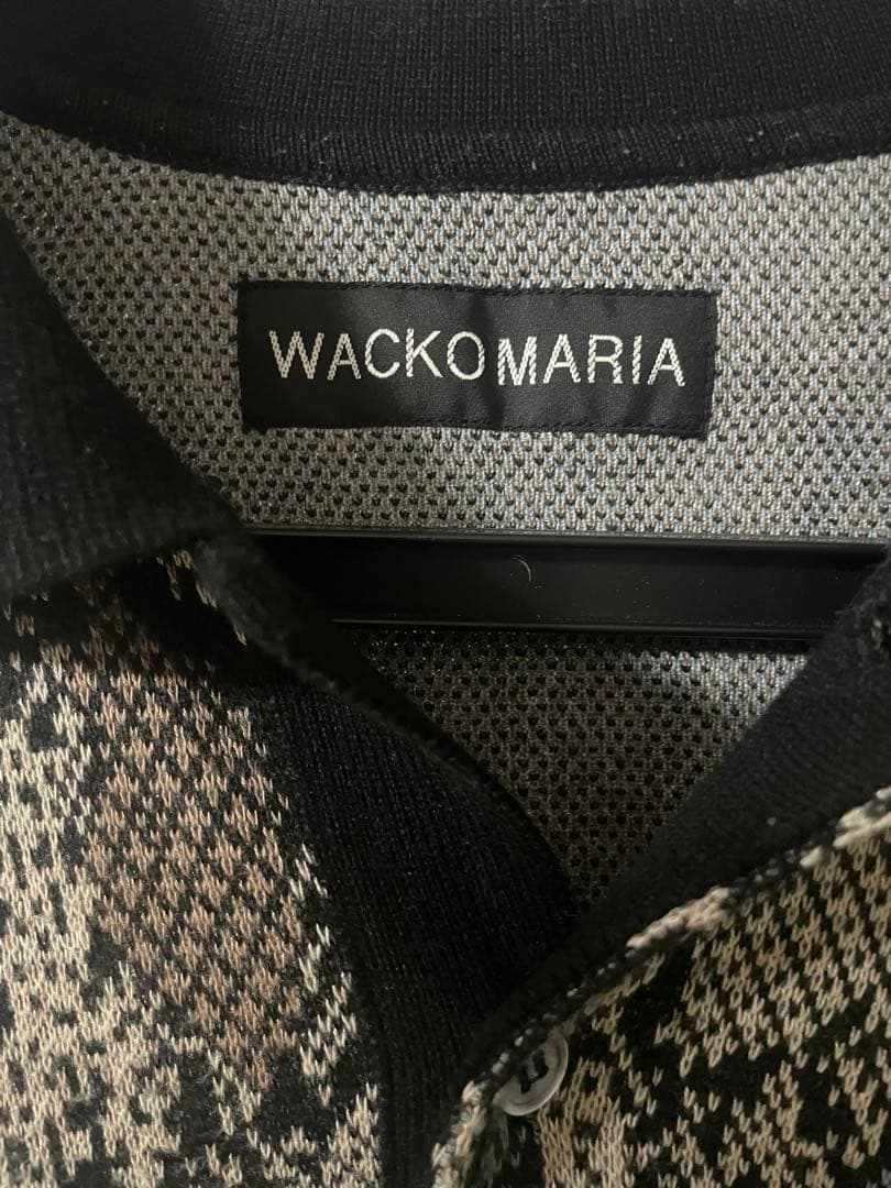 WACKO MARIA ワコマリア ニットポロ 蛇柄