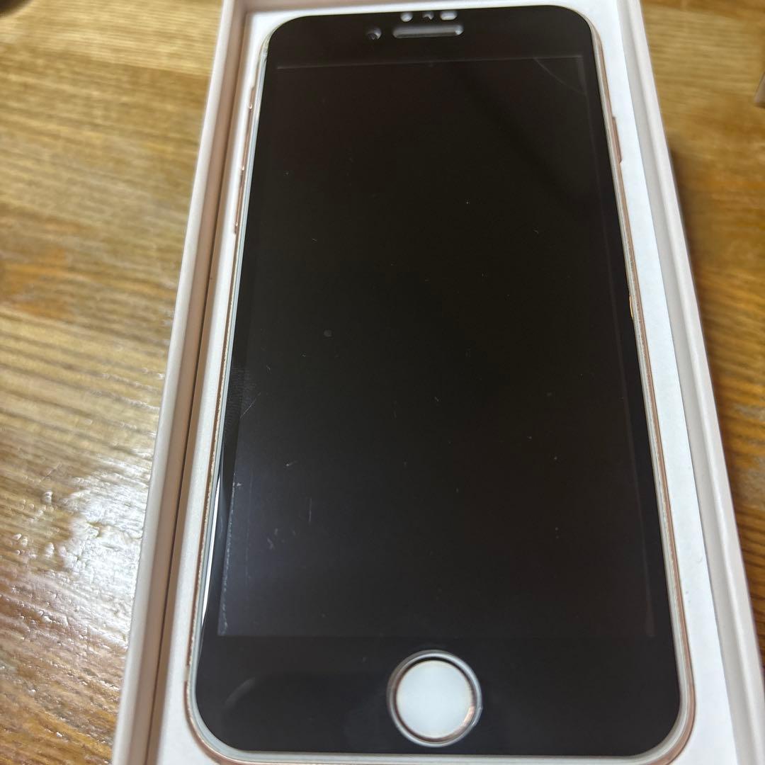 【画面割れ】iPhone 8 Gold 64GB SIMフリー バッテリー86%