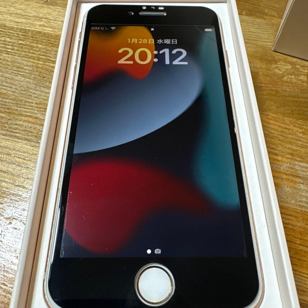 【画面割れ】iPhone 8 Gold 64GB SIMフリー バッテリー86%