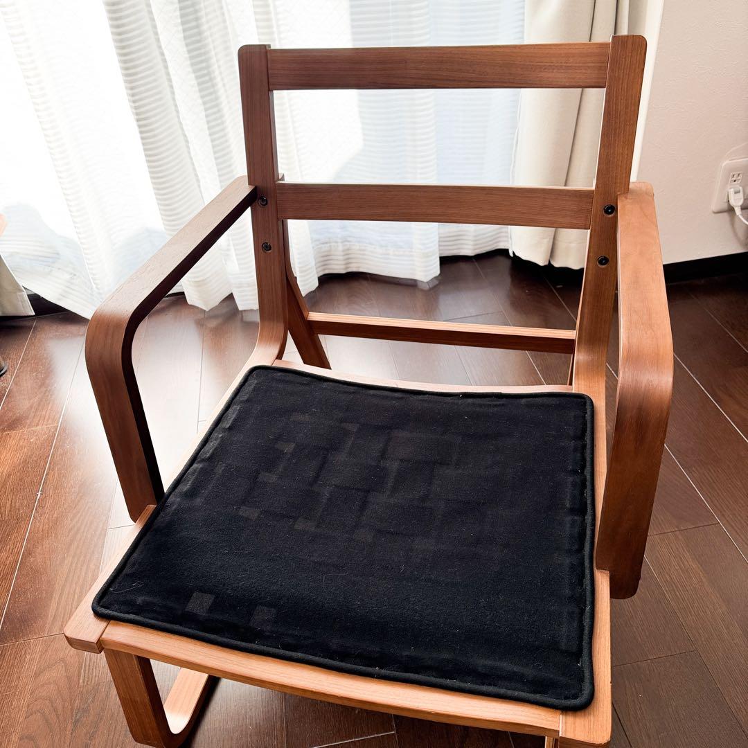 無印良品 リビングでもダイニングでもつかえるソファチェア・ウォールナット材