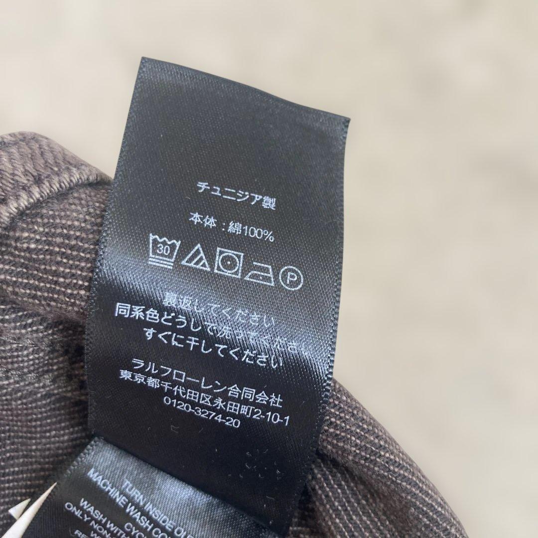 ダブルアールエル　ブラウン カバーオール L