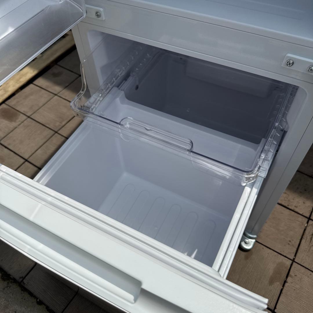 SHARP 2021年製最新モデル 2ドア冷蔵庫 どっちもドア 高品位木目調