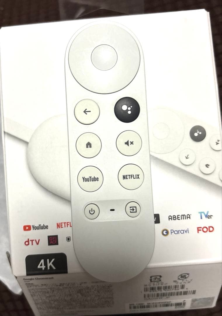 【美品】Chromecast with Google TV 4K