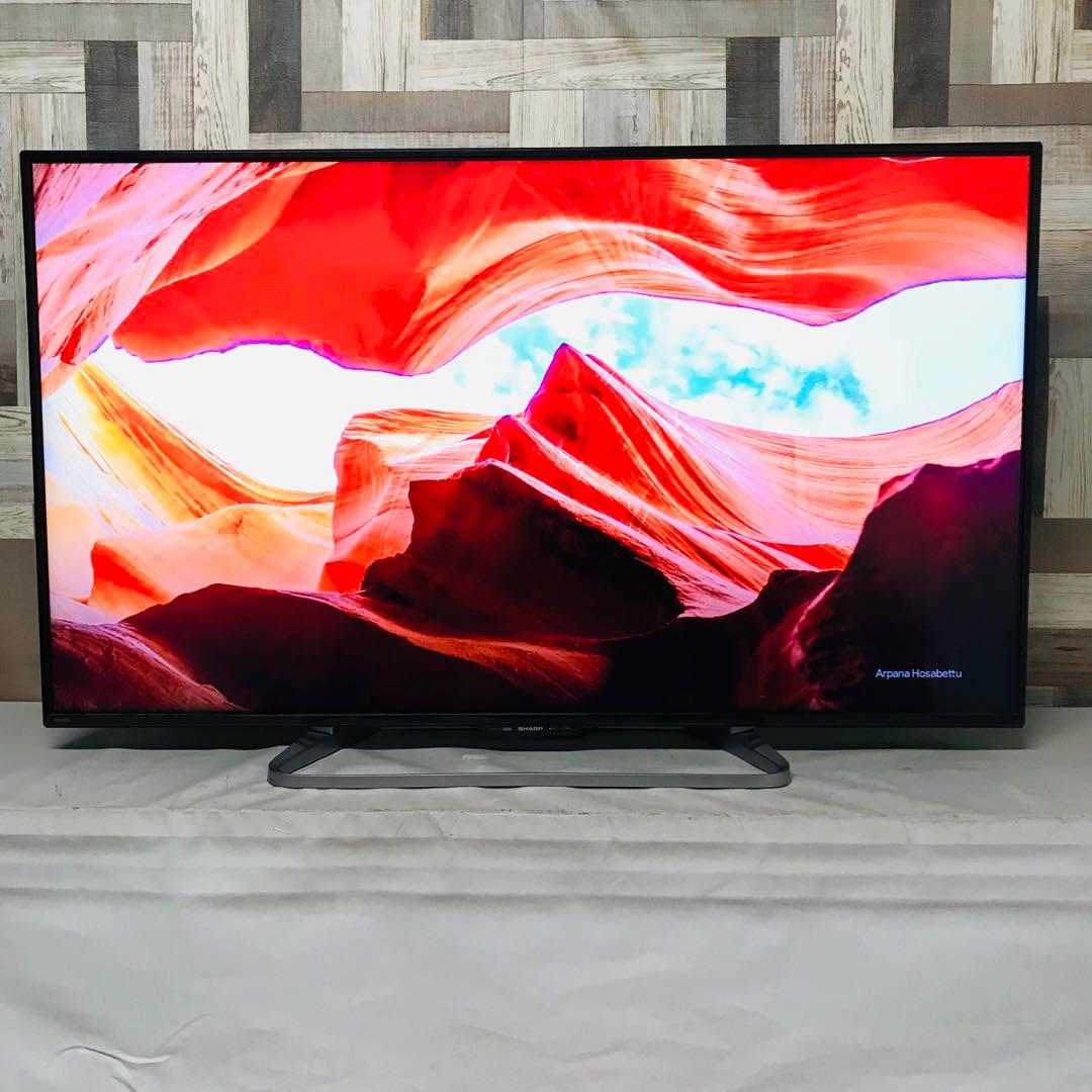 即日受渡❣️全国送料込シャープ55型テレビYouTube.Netflix視聴可