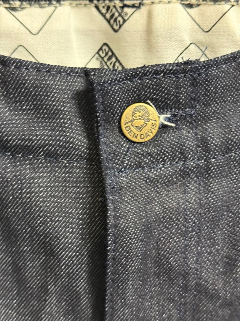 變*ラ様 BEN DAVIS ベンデイビス ゴリラカット インディゴ リジッド