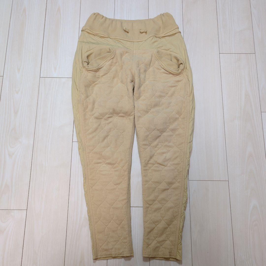 KAPITAL 綿ツイル×ワッフルキルティング サルエルヌーベルパンツ