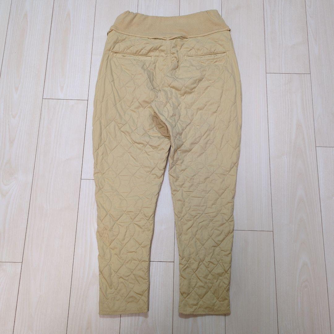 KAPITAL 綿ツイル×ワッフルキルティング サルエルヌーベルパンツ