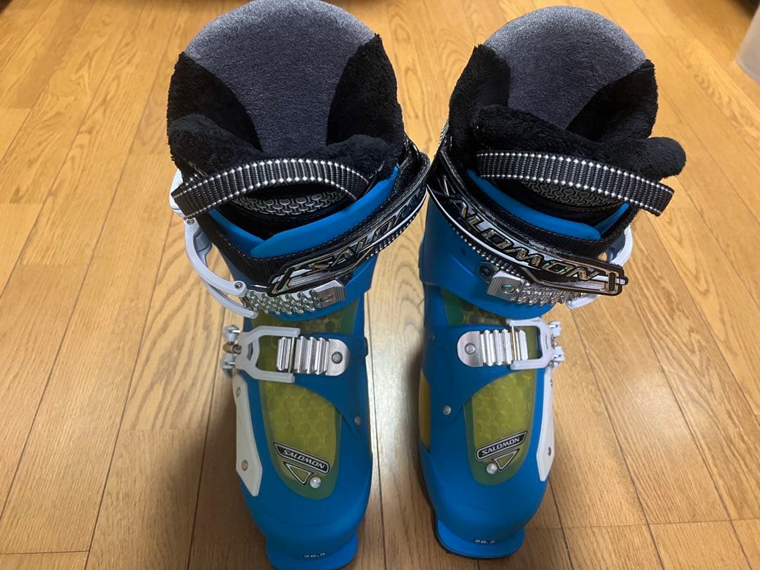 サロモン　スキーブーツ 26.5 青　美品　SALOMON