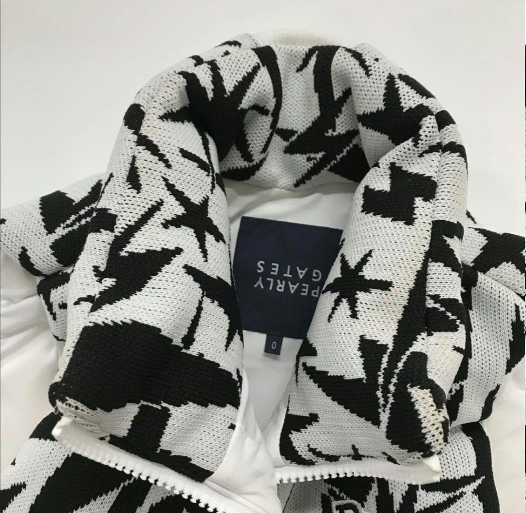 近年モデル❣️美品❣️PEARLY GATESネックジャガードダウンベスト 0