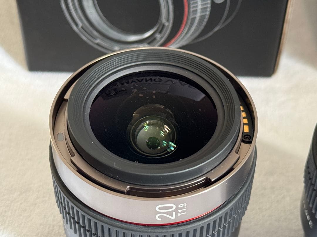 SAMYANG20,24 45 75mmT1.9 SONY Eマウントレンズ4本