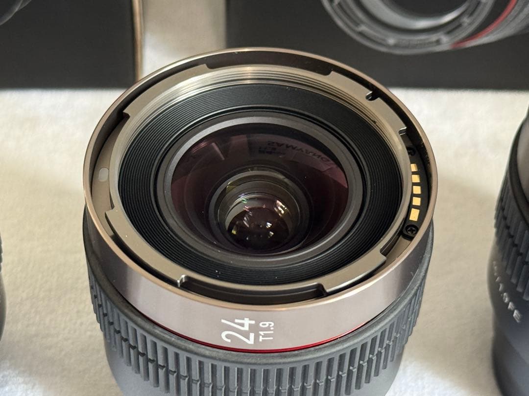 SAMYANG20,24 45 75mmT1.9 SONY Eマウントレンズ4本