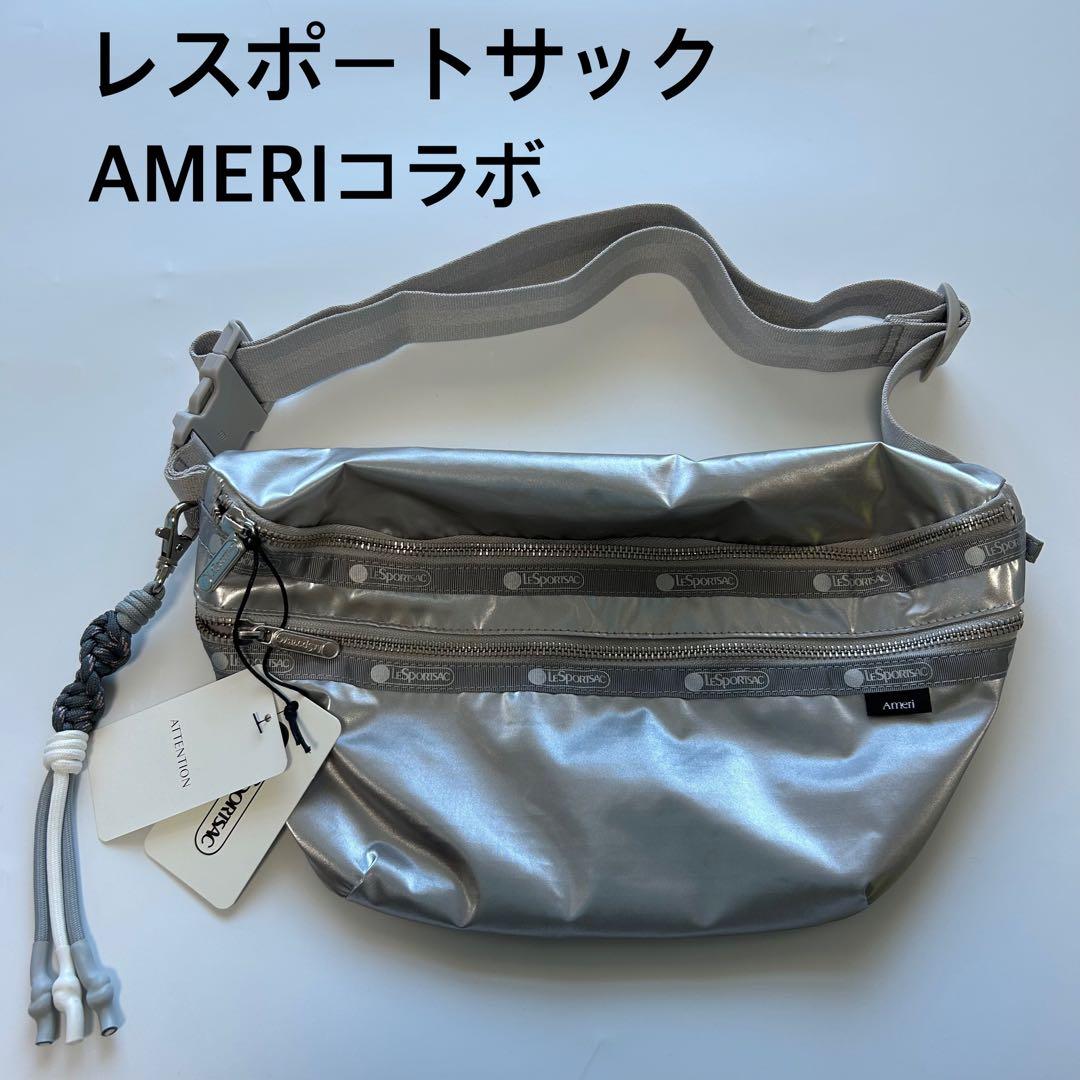 美品✨　LeSportsac×Ameri DX Belt Bag シルバー
