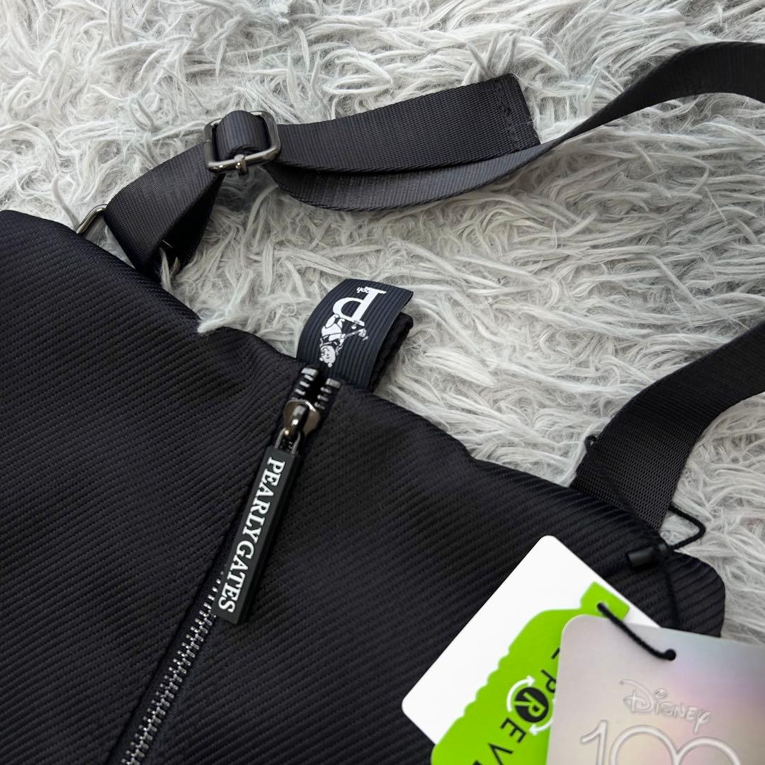 新品　パーリーゲイツ　シューズケース　プーさん　ネイビー