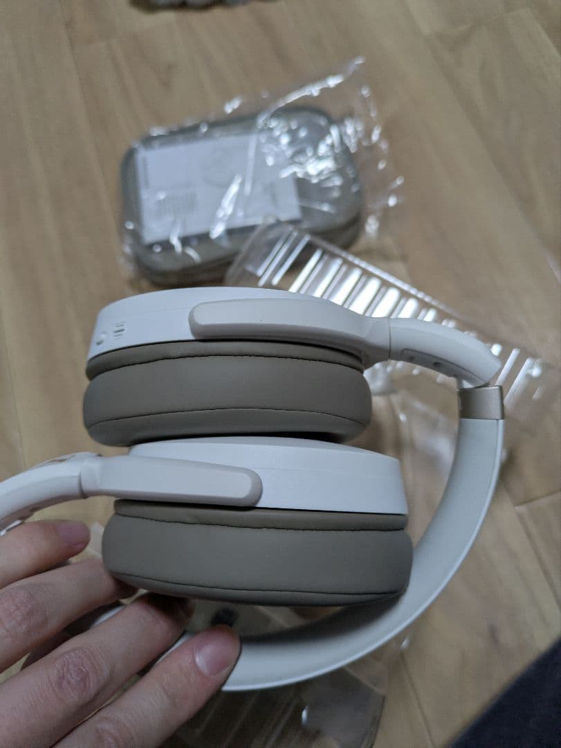 Sennheiser HD450BT ワイヤレスヘッドホン ホワイト/グレー