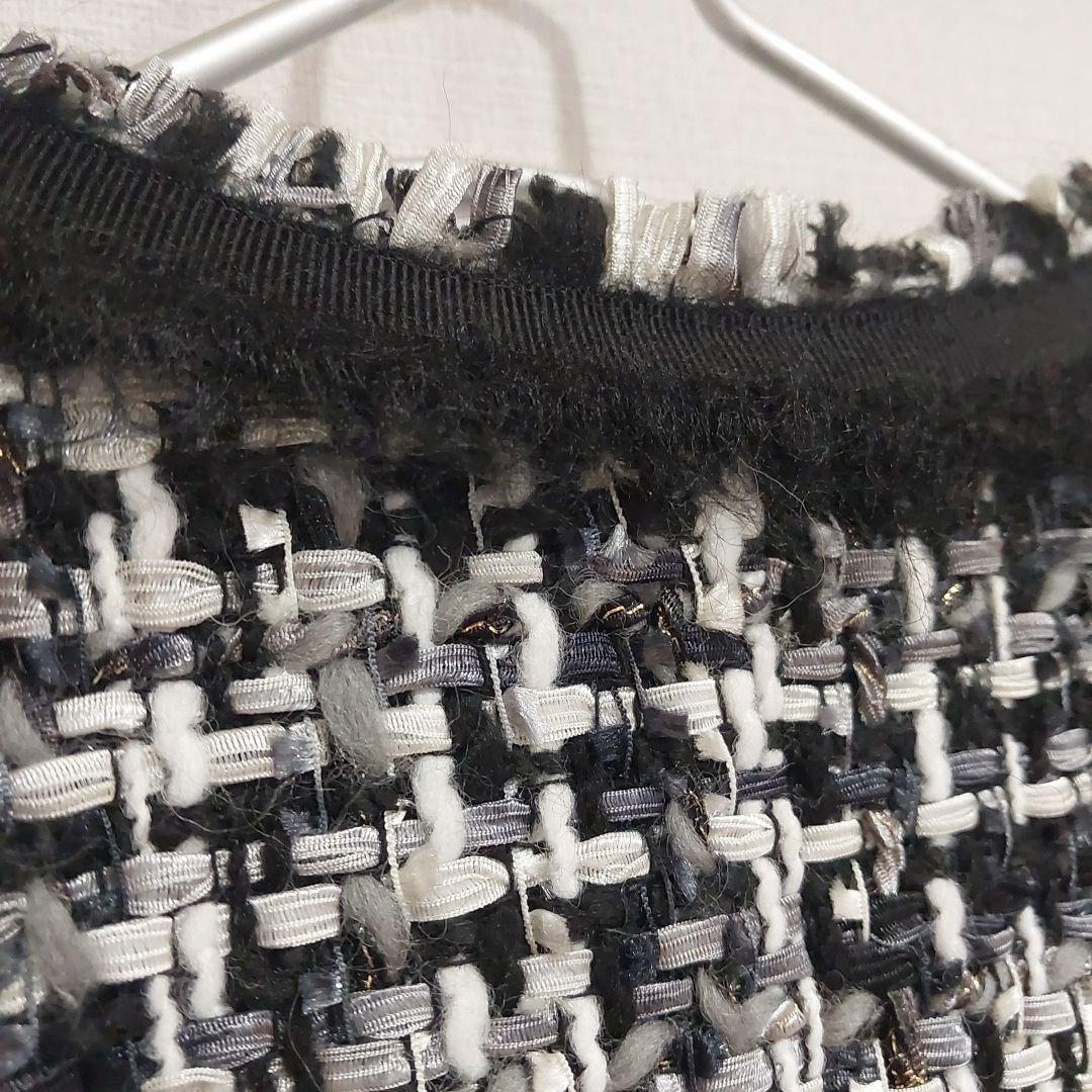 【LANVIN COLLECTION】ランバンコレクション ツイードジャケットS