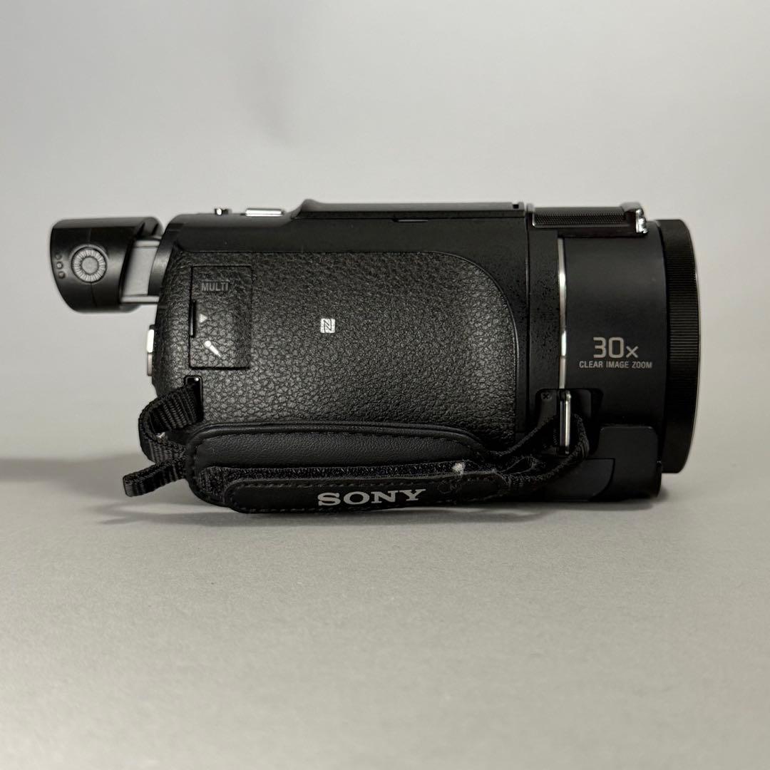 SONY 4Kビデオカメラレコーダー FDR-AX60+バッテリーパック大2個