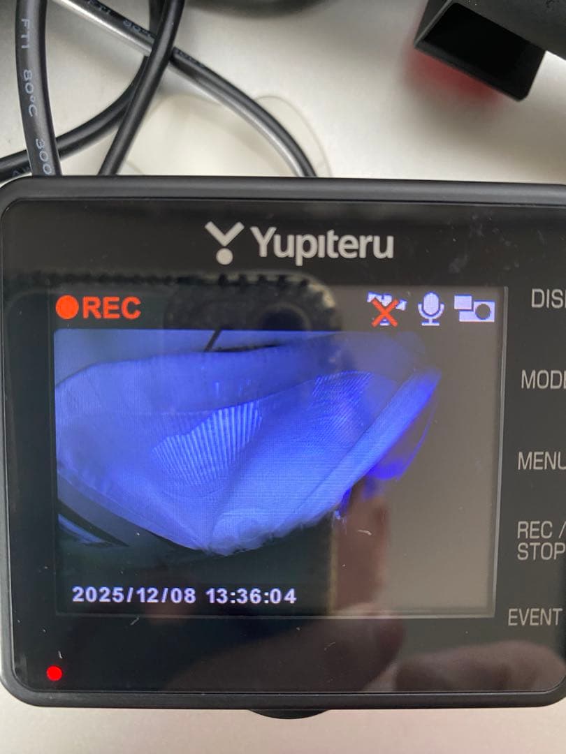 ユピテル Q-30R 360°前後カメラドライブレコーダーSdカード128gb付