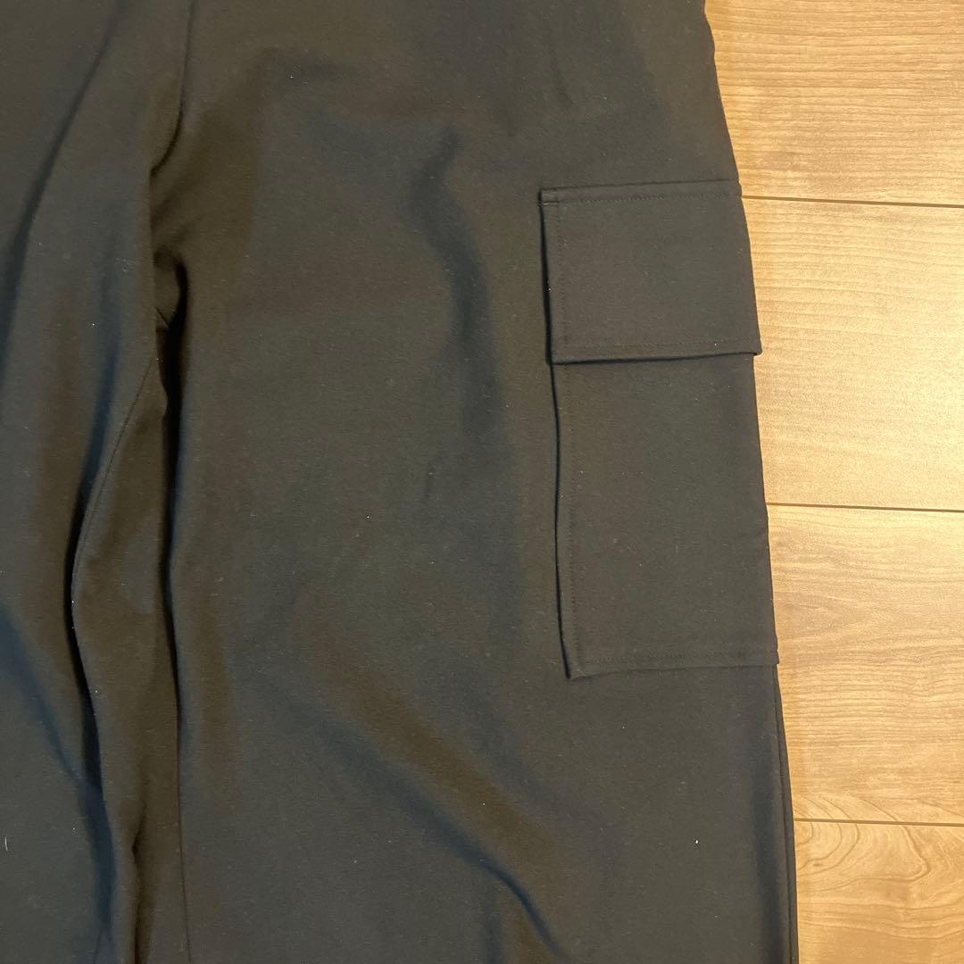 まる様　Curensology／カレンソロジー／ストレッチカーゴパンツ　ブラック